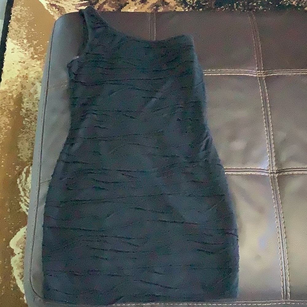 Guess Black One-Shoulder Dress